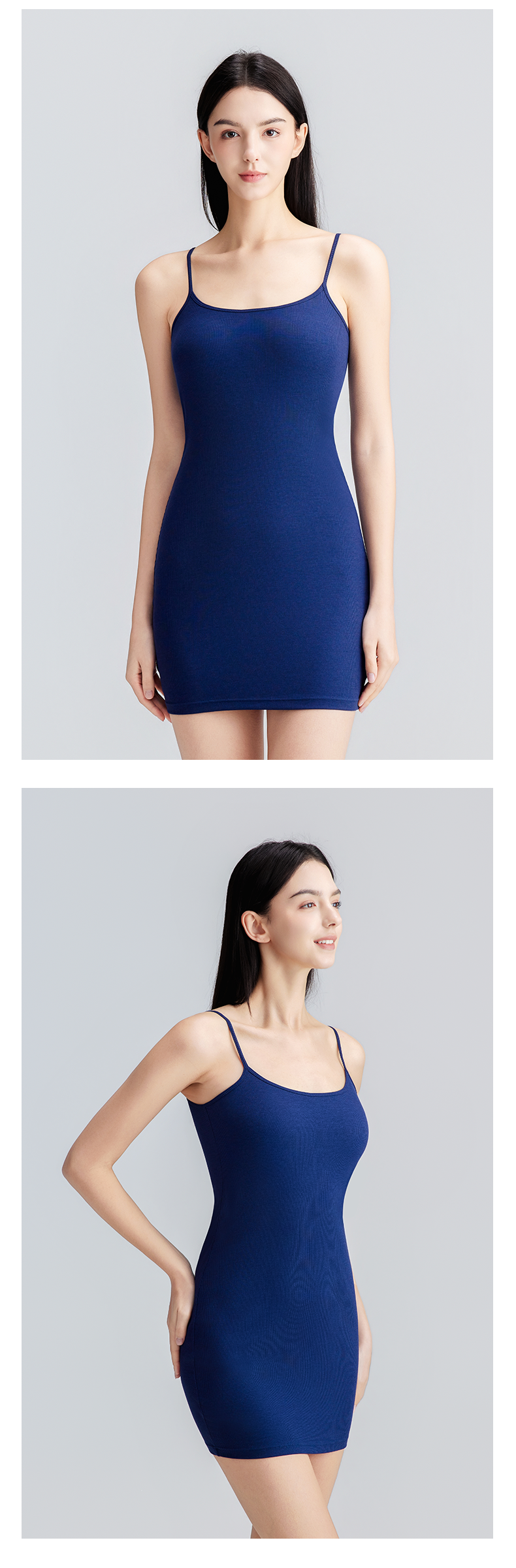Spaghetti Strap Bodycon Mini Dress Bra-in detail 7