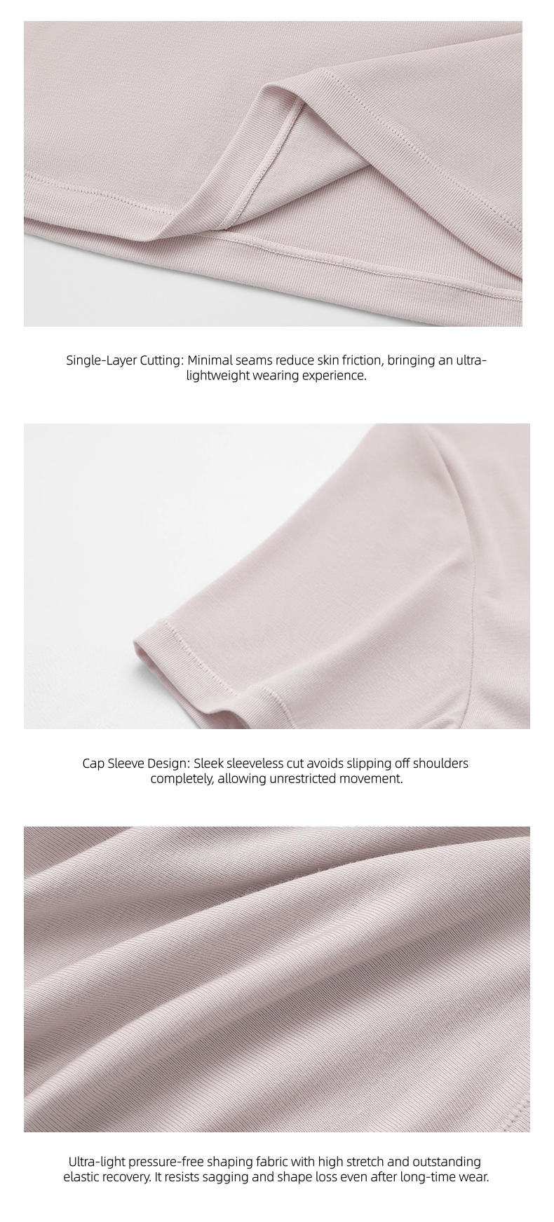 Sleeveless Tank Top with Built-In Bra detail 3