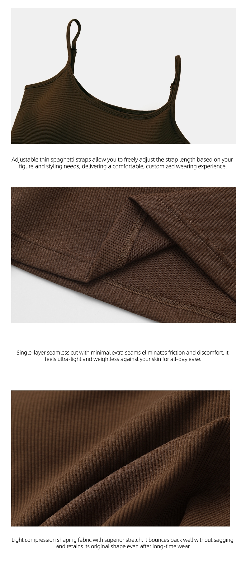 Spaghetti Strap Maxi Dress Bra-in detail 3