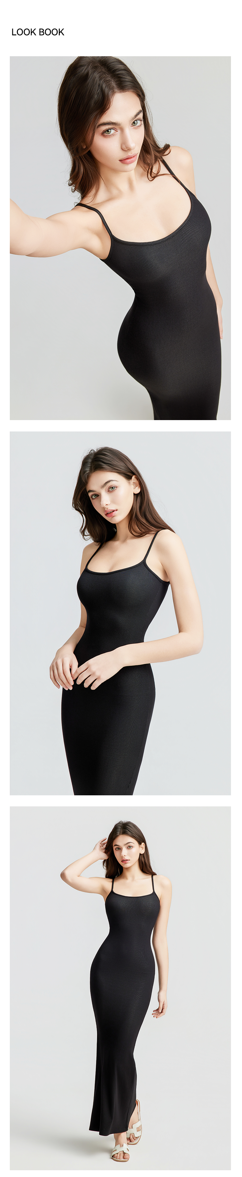 Spaghetti Strap Maxi Dress Bra-in detail 8