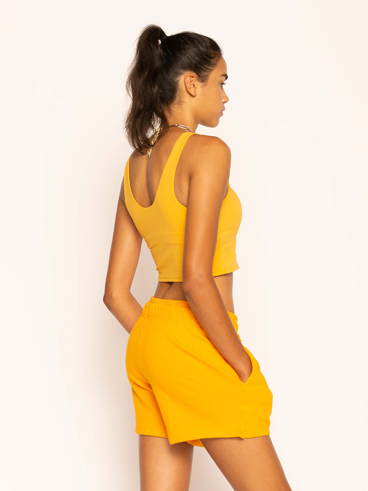 Light-Support Slim Fit U Neck Tank Top detail 3